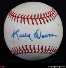 Kelly Downs Autograph Signed Rawlings ONL Baseball AUTO JSA COA