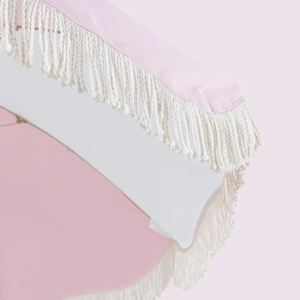 7ft Boho Beach & Patio Umbrella with Fringe, Market Umbrellas with UPF 50+ UV... - Image 2 of 4