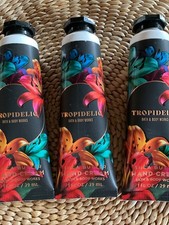 3 Bath  Body Works TROPIDELIC Shea Hand Cream Lotion 1 oz Each