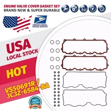 Valve Cover Gasket Set For Ford F250 F350 F450 6.0L Powerstroke Diesel 2003-10