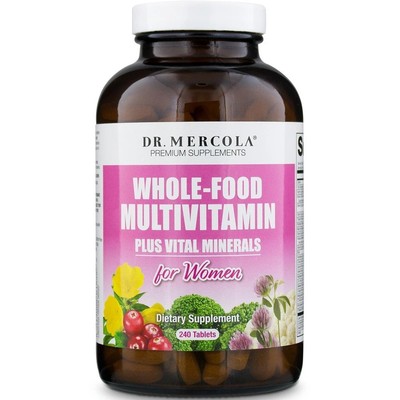Dr. Mercola Whole Food Multivitamin Plus 240 Tablets   Free Shipping