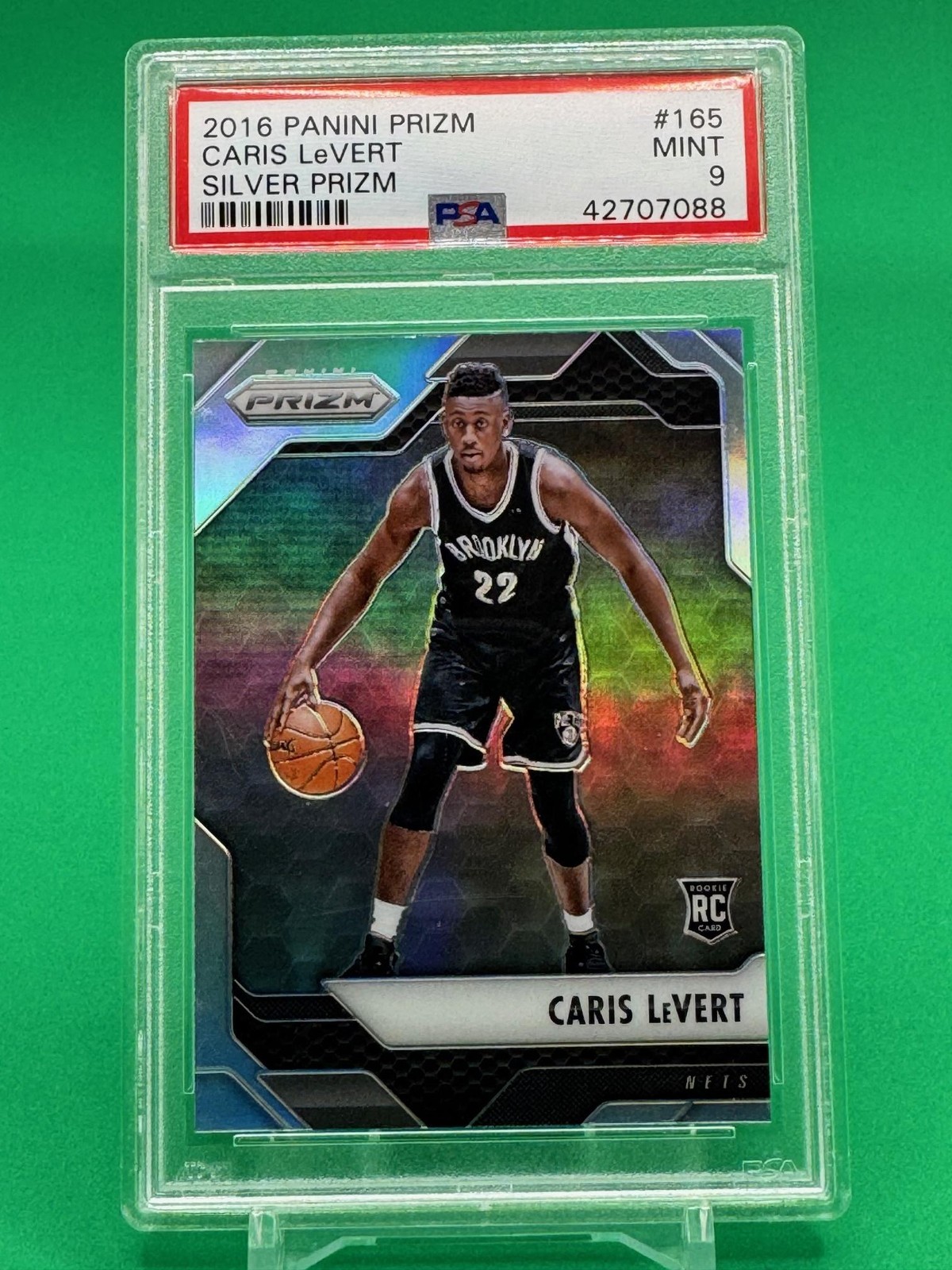 2016-17 Panini Prizm #165 Caris LeVert Silver Prizms PSA 9 ☘️240