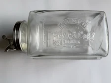Kilner New Glass Stainless Steel Lid BPA Free Fridge Drinks Dispenser 3L 102oz