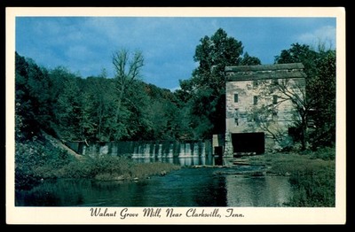 Postcard Walnut Grove Mill, Port Royal Community, TN