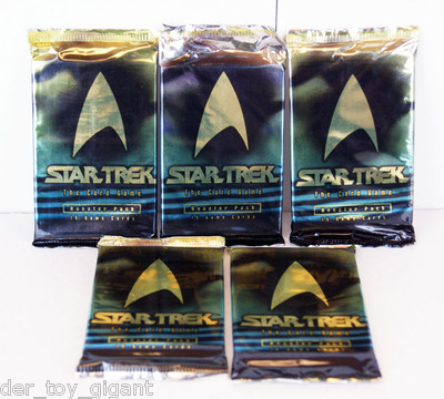 Star Trek - The Card Game - 5 Booster Packs - 15 Karten pro Booster - Englisch!!
