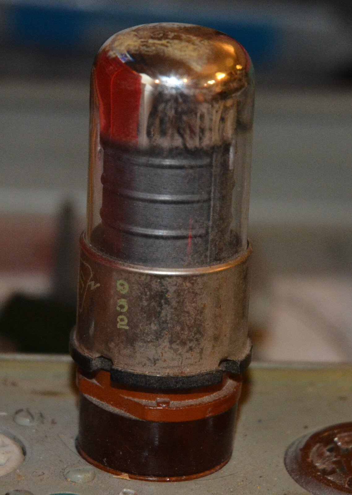 Sylvania 12SK7 Vacuum Tube Tested Good on TV-7D/U Tester