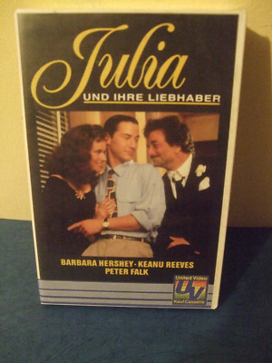 VHS Julia und ihre Liebhaber - Keanu Reeves Barbara Hershey VHS  Video