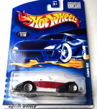 ************** NEW Hot Wheels Collector #116 AUBURN 852 1:64 White Dark Red 2001