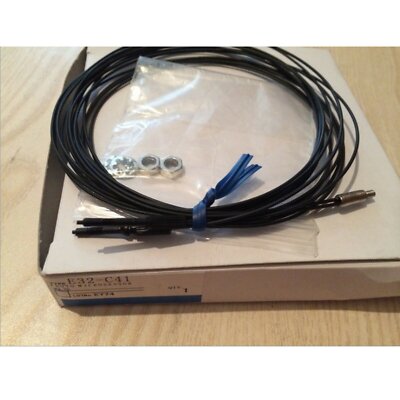 1PC New Omron E32-C41 Fiber Optic Sensor E32C41 In Box  #US
