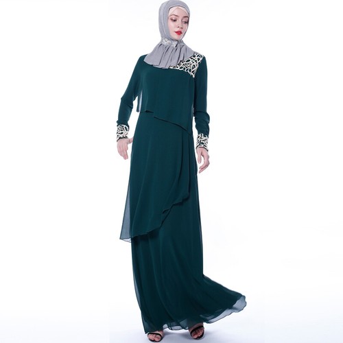 Dubai Kaftan Abaya Women Muslim Long Maxi Dress Islamic Kaftan Party Gown Robes - Bild 110 von 128