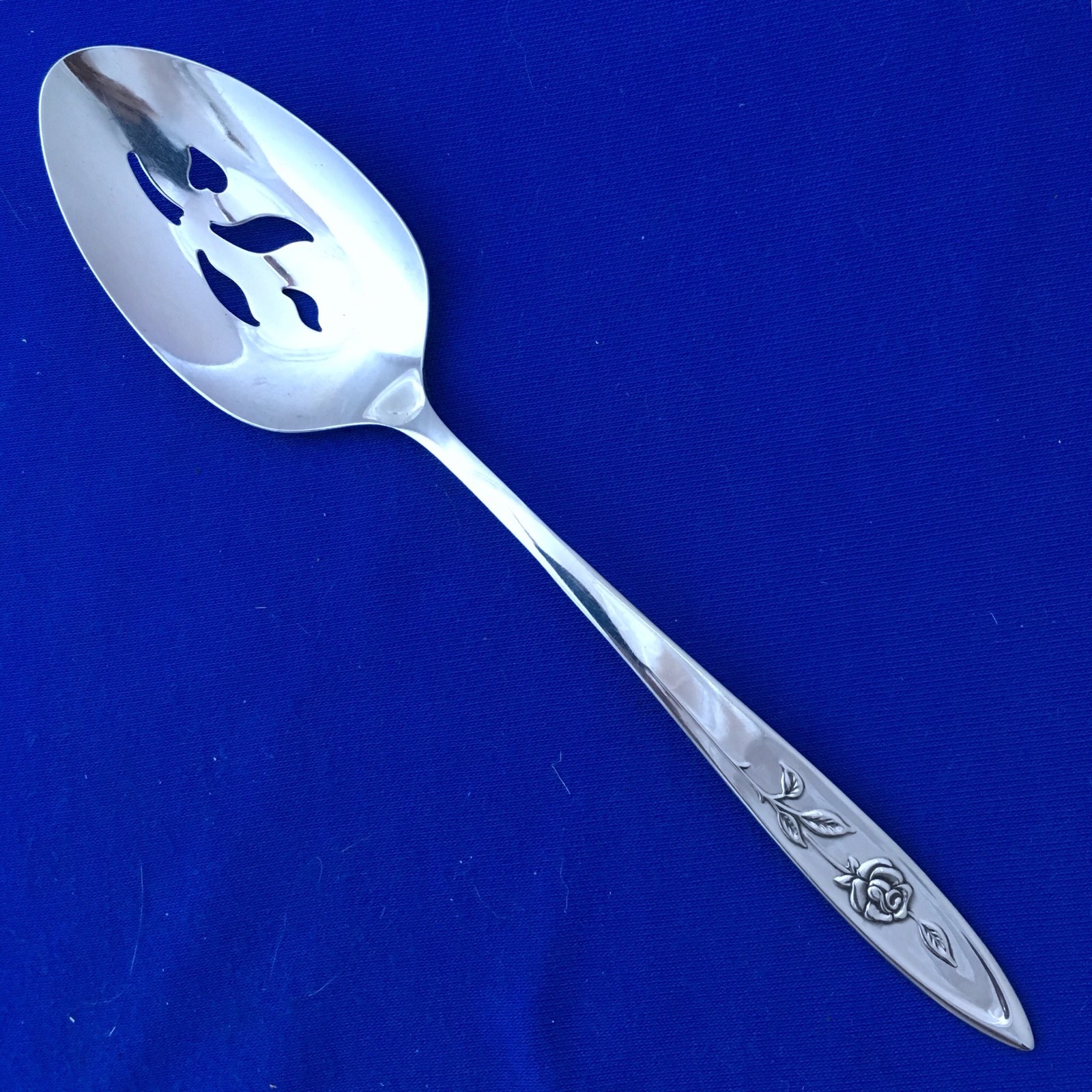 Oneida MY ROSE Serving Spoons Cold Meat Fork Community Stainless