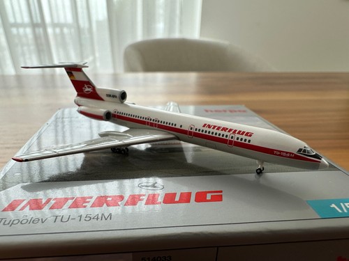 Herpa Wings 514033 Interflug Tupolev TU-154M 1:500 Modell OVP DDR selten DDR-SFA - Bild 3 von 7
