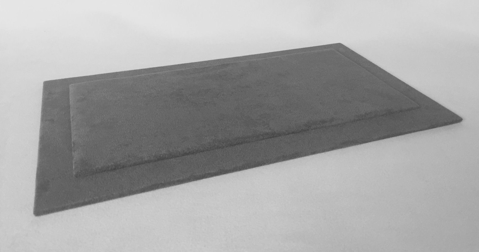 Serving / Counter Mat - Jewellery Display - Ash Grey Suedette *Made in the UK*