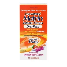 Motrin Infants' Oral Suspension Concentrated Berry Flavor 1 FLOZ SEE EXP INSIDE