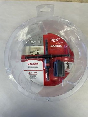 Milwaukee 49-56-0320 Adjustable Hole Cutter SEE PICS