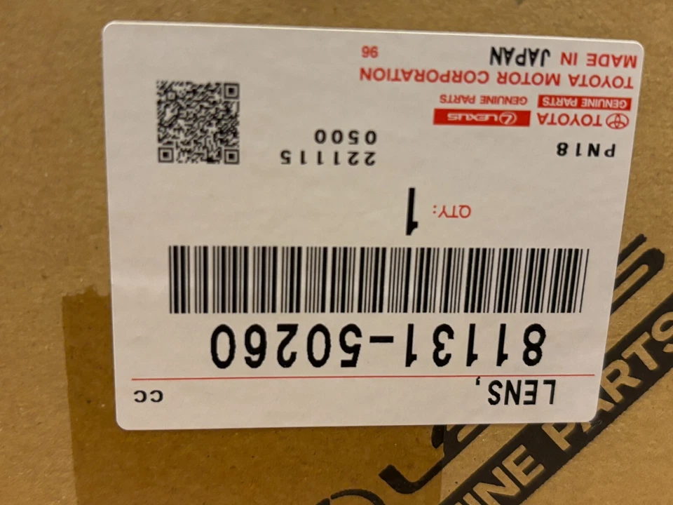 Lexus Genuine LS430 Toyota Celsior 04-06 HID Headlight Lamp Lens Repair Kit OEM Foto 3 de 4