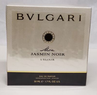 BVLGARI MON JASMIN NOIR L'ELIXIR EAU DE PARFUM SPRAY 1.7 OZ/50 ML WOMEN NEW BOX