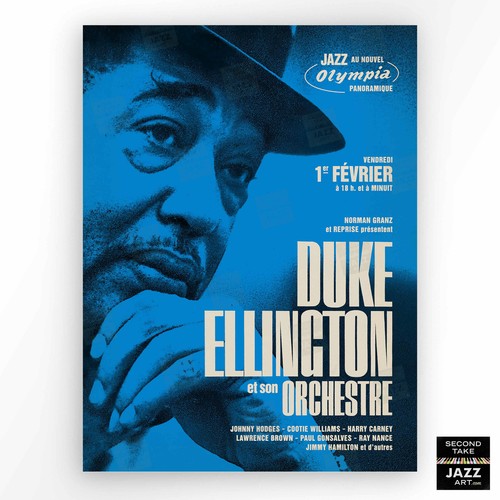 Duke Ellington jazz poster - Great Paris Concert - Olympia - Paris - 1963 - Picture 5 of 7