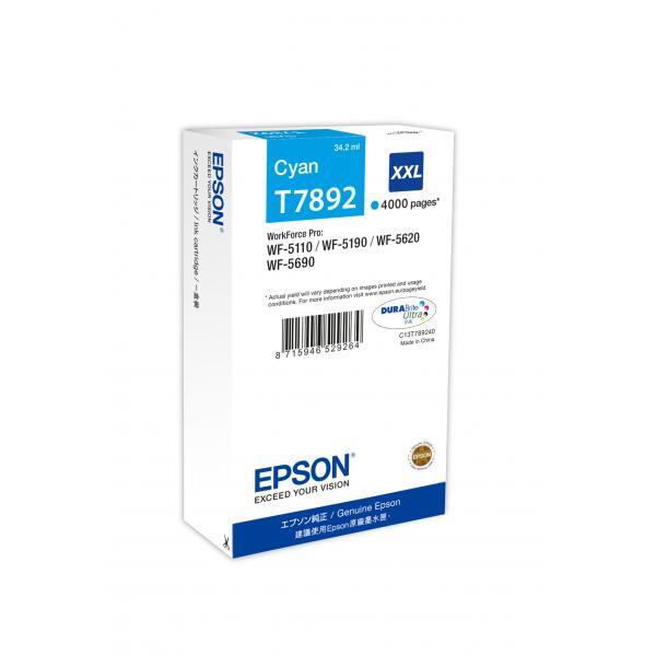 EPSON CART INK CIANO XXL PER WF-5620, SERIE TORRE DI PISA