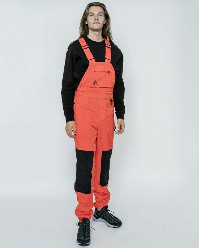 Nike ACG Overalls Orange Mens Size Medium eBay