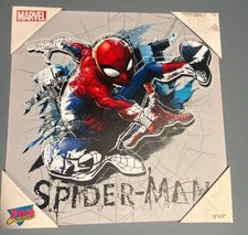 Marvel SPIDER-MAN Canvas Wall Art 12  x12  Graffiti Tag Crawl