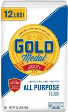 Gold Medal Flour All-Purpose, 12 lb Bag New