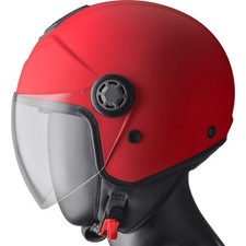 Motorcycle Helmet XS - GMS Gelato Amarena - Open Face Helmet with Sun Visor and Visor