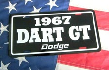 1967 Dodge Dart Gt License Plate Tag 67 Muscle Car 318 340 383 440