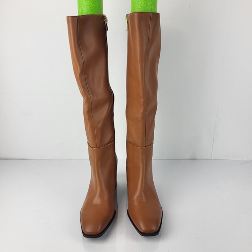 Nordstrom Rack Virginia Tall Boot Block heel Brown Size 6.5 M - Picture 7 of 15