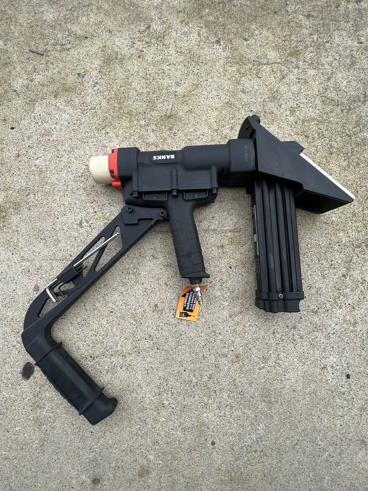 Banks 2in1 Flooring Air Nailer Stapler Precision Fastener W/ Mallet