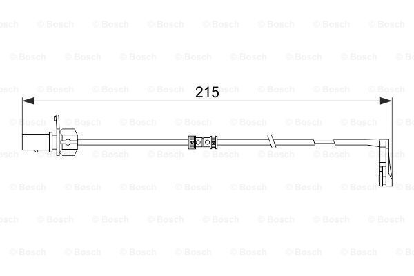 Bosch Warnkontakt, Brembelagverschleiß 1 987 474 489-image