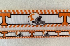 Tennessee University vols orange white helmet Grosgrain ribbon 5/8" 7/8" 3/8"