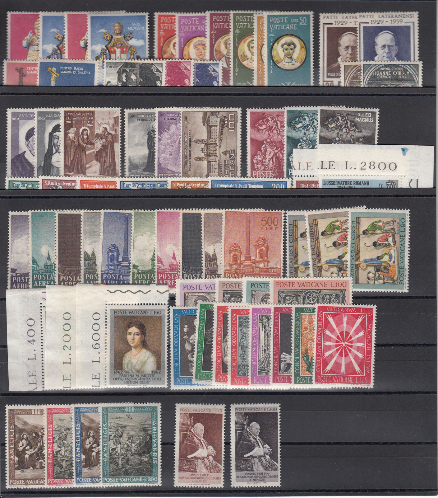 s32965 VATICANO MNH 1963/78 Giro Completo Paolo VI Complete collection 3 scans e s32965 VATICANO MNH 1963/78 Giro Completo Paolo VI Complete collection 3 scans e