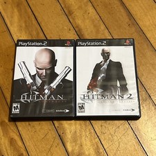 Hitman 2 and Hitman: Contracts (Sony PlayStation 2) PS2 Complete CIB w/ Manual