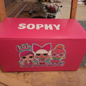 personalised toy box ebay