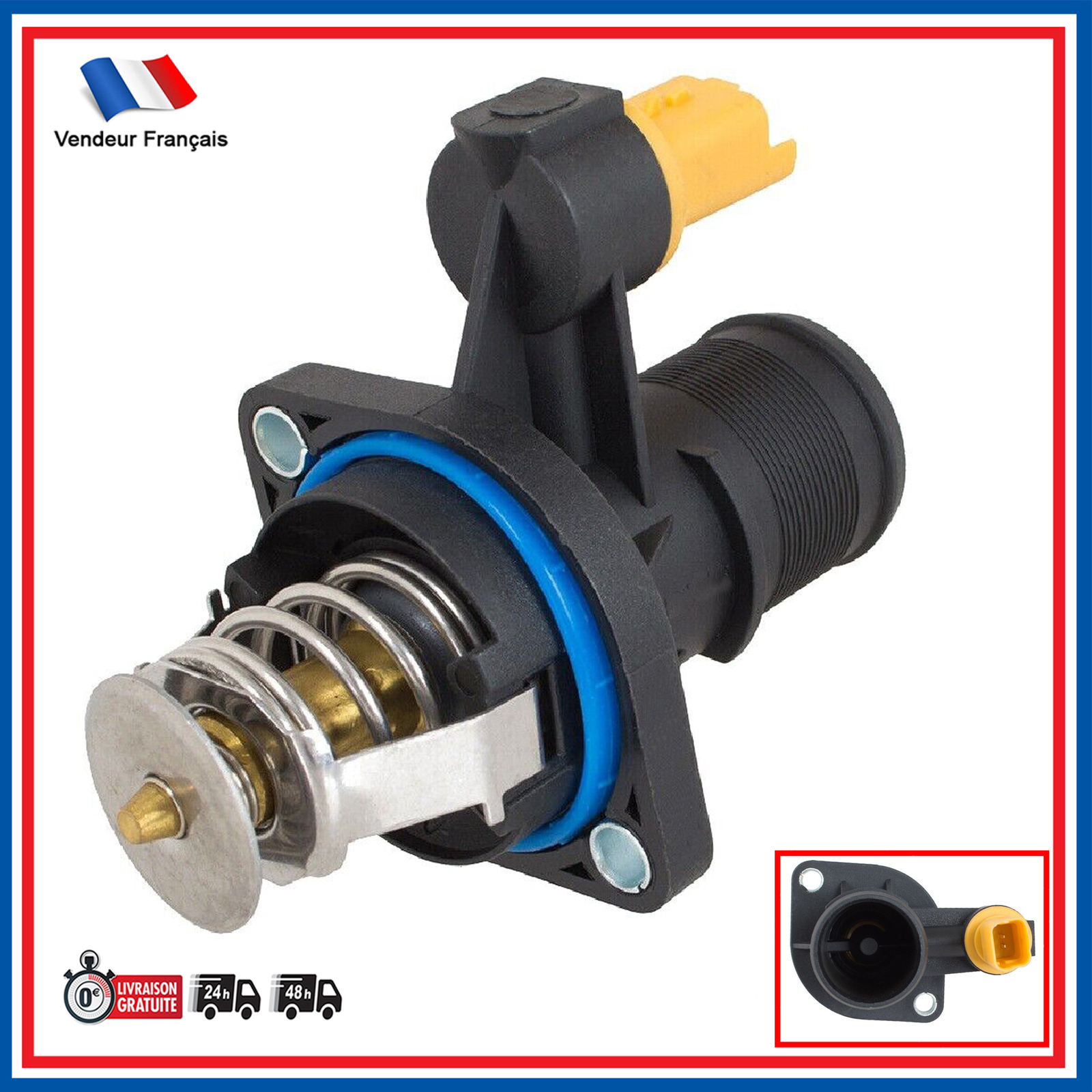 Thermostat de température Citroën C4 I 2.0 16V résout problème surchauffe moteur code 1338E4