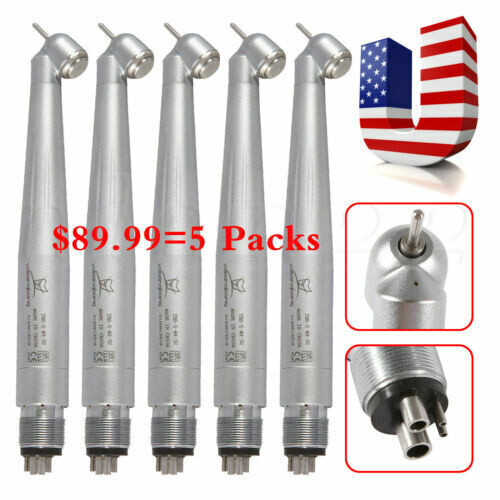 5X NSK Style Dental 45° Degree Surgical High Speed Handpiece Push