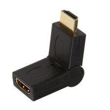 HDMI Male to Female 90 to 180 Degree Angle Adjustable Swivel Adapter Extender 4k