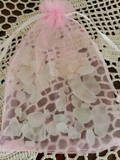 40+ Pieces ~ Genuine Lake Erie Beach Glass ~ Surf Tumbled ~ Frosted Color (120)