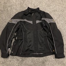 Olympia Jacket Womens Large Black Armor Motorcycle Jacket Armored Ladies