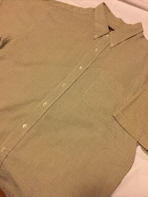 Route 66 Men Short Sleeve Button Down Shirt Size XL thick but light, and soft