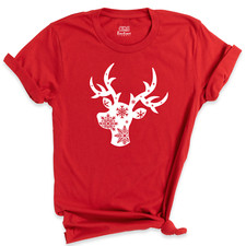 Women Christmas Shirt, Merry Christmas Reindeer shirt, Christmas Gift, Santa Tee