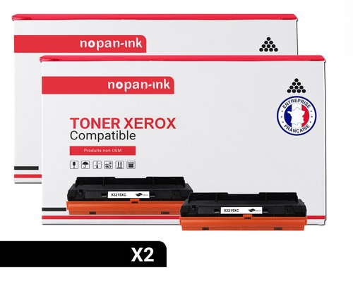 Toner Xerox Noir Compatible - Réf. 106R02777/106R2777 - NOPAN-INK - Lot De 2