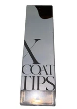 Btartboxnails XCOATTIPS French Tip Nails, 160pcs Short Square Brown French Tip