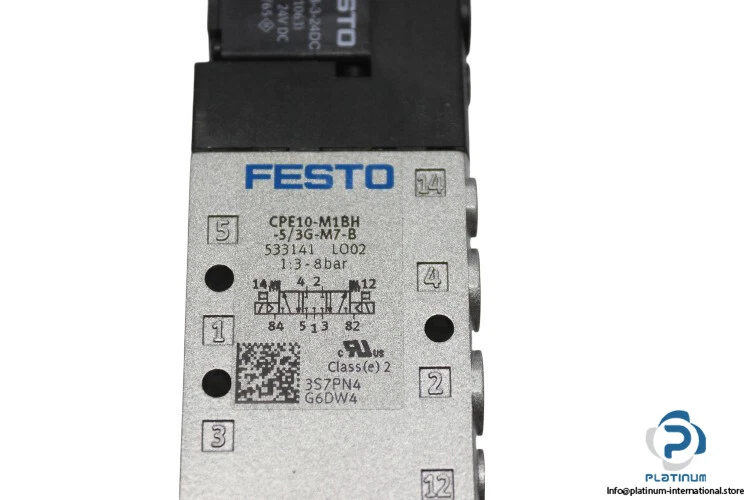 VÁLVULA SOLENÓIDE DUPLA FESTO 533141_CPE10-M1BH-5/3G-M7-B VÁLVULA SOLENÓIDE DUPLA - Imagem 4 de 4