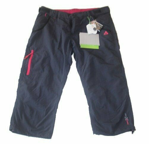 S3 Ock 3/4 Hose Wanderhose Freizeithose Caprihose Dunkelgrau Antrazit 36 Neu-image