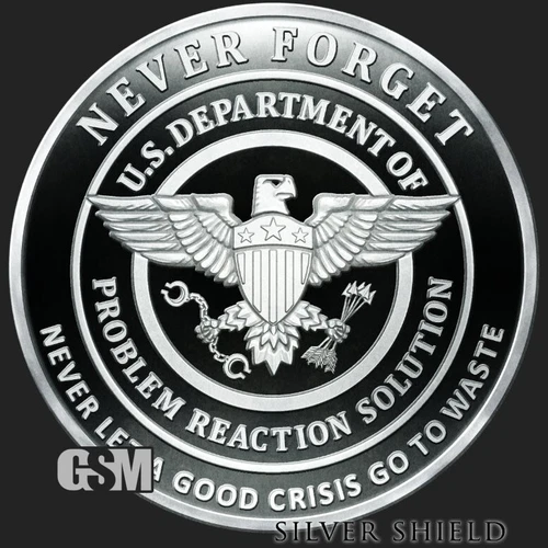 2022 Silver Shield DEPARTMENT OF PRS v2 - 1oz Proof - #12 "Never Forget" Series