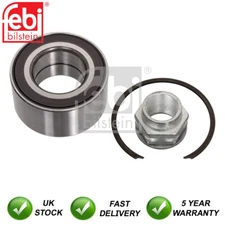 Wheel Bearing Kit Front Rear Febi Fits Fiat 500 2007- Panda 2003- Ford Ka 2008-