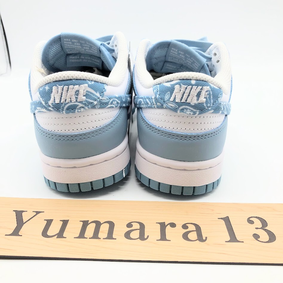 Nike Women Dunk Low Essential Blue Paisley DH4401-101 Women's Size