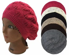 Lady Women Beanie Crochet Beret Knit Baggy Hat Cap